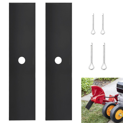 MWEDP 2 Pack Universal 9" x 2" （1/2 Hole） Edger Blade 2059 Compatible with Mclane & Power Trim Edgers, King O Lawn Edgers, Tru-Cut Edgers