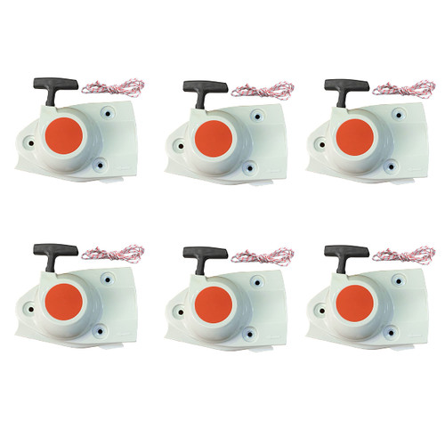 Hippotech Pack of 6 Recoil Starters with Extra Pull Cord for STIHL TS410 TS420 TS480I TS500I TS 410 420 480I 500I Concrete Cut Off Cutquik Saws