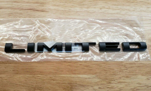1pc Limited Tailgate Nameplate 3D Badge Emblem Replacement for Ram 2019-2022 1500 2500-3500 68477483AA (Black)