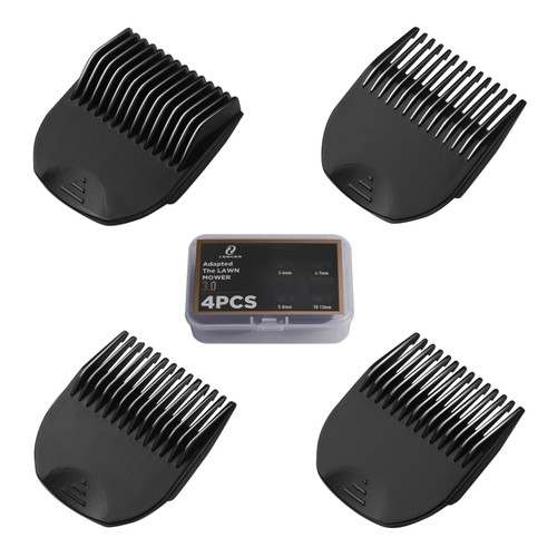 CR8GR8 Professional Guide Comb Fit Cutting Guider for Manscaped 3.0,4 Pack 8 Cutting Lengths from 1/8"-1/2" Inch Fit The Lawn Mower 3.0 Groin Hair Trimmer-1766943235