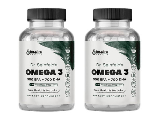 The Very Best Vegan Omega 3-120 Capsules 2 Pack - Vegan Algae Omega 3 Supplement Alternative - Plant Based Fish Oil Alternative- DHA & EPA Supplement - Made in USA - Heart Stress Relief Dr Seinfeld The Very Best Vegan Omega 3-120 Capsules 2 Pack - Vegan Algae Omega 3 Supplement Alternative - Plant Based Fish Oil Alternative- DHA & EPA Supplement - Made in USA - Heart Stress Relief Dr Seinfeld