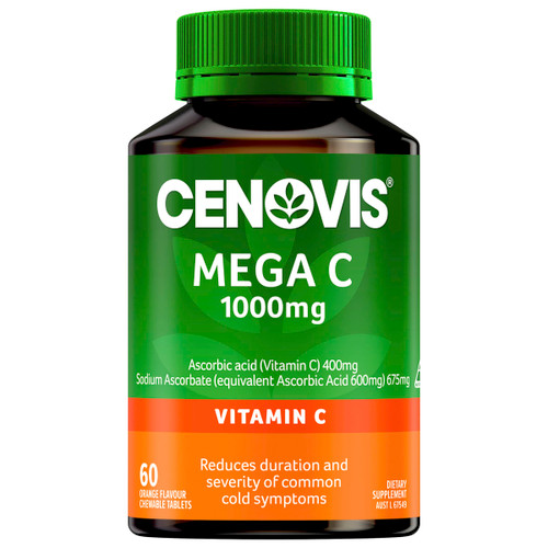 Cenovis 1000mg Orange Flavour Tablets