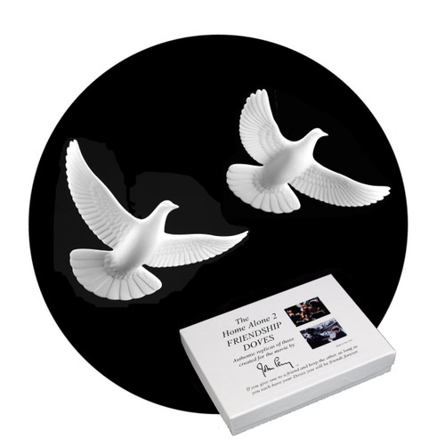 Home Alone 2 Doves Pair Authentic REPLICAS USA Made Direct from John Perry who Created Them for The Movie