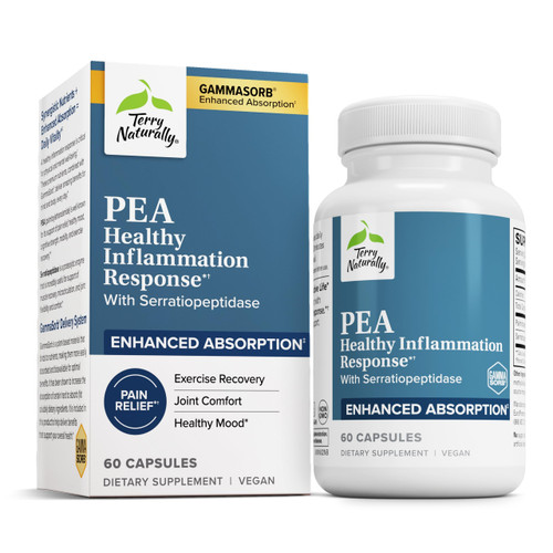 Terry Naturally Pea Healthy Inflammation Response - Joint Health Support - Exercise Performance & Post-Workout Support - Contains No Dairy, Gluten, or Soy - 60 Capsules (30 Servings) Terry Naturally Pea Healthy Inflammation Response - Joint Health Support - Exercise Performance & Post-Workout Support - Contains No Dairy, Gluten, or Soy - 60 Capsules (30 Servings)