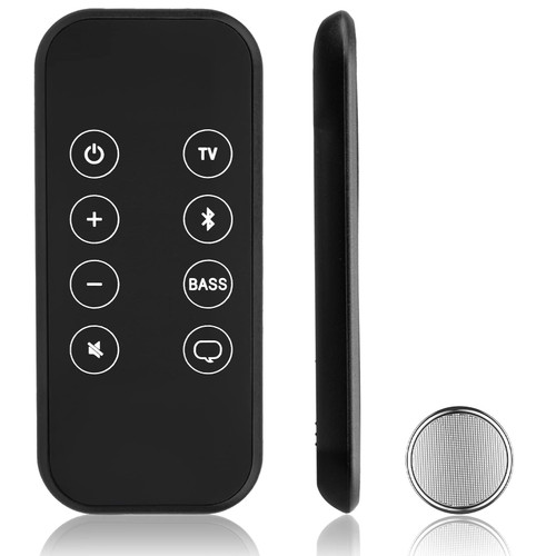 Motiexic Remote Control for Bose Solo 5 10 15 Series II TV Sound System/ 732522-1110 418775 431974 845194 838309-1100 TV Soundbar Sound System with CR2025 Battery Inside