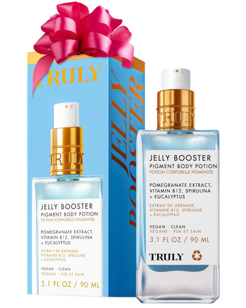 Truly Beauty Jelly Booster Pigment Body Potion, Lightweight, Fast Absorbing Acne Scar Treatment for Face And Body, Scar Removal Ointment/Serum for Everyday Use, 3.1 Fl.Oz