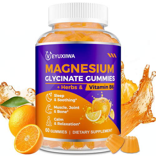 Magnesium Glycinate Gummies 2000mg, Magnesium Gummies for Adults with Magnesium L-Threonate, Ashwagandha & B6 for Muscle & Bone, Magnesium L-Threonate Gummies for Relaxation & Energy, Vegan - 60 Count Magnesium Glycinate Gummies 2000mg, Magnesium Gummies for Adults with Magnesium L-Threonate, Ashwagandha & B6 for Muscle & Bone, Magnesium L-Threonate Gummies for Relaxation & Energy, Vegan - 60 Count