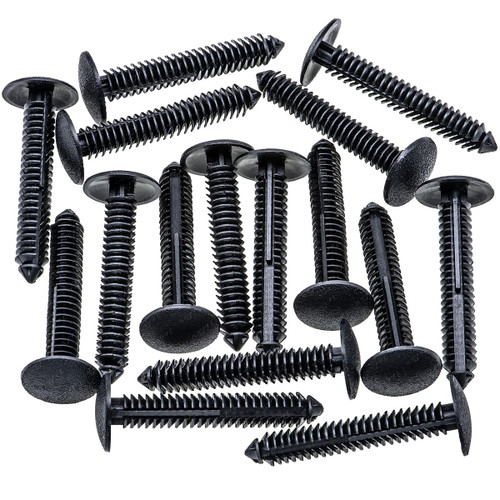 Rexka 15pcs Rocker Panel Moulding Retainer Clip for Ford W707889-S300 Mustang 2013-2021, Expedition F-150 Fusion W707889S300