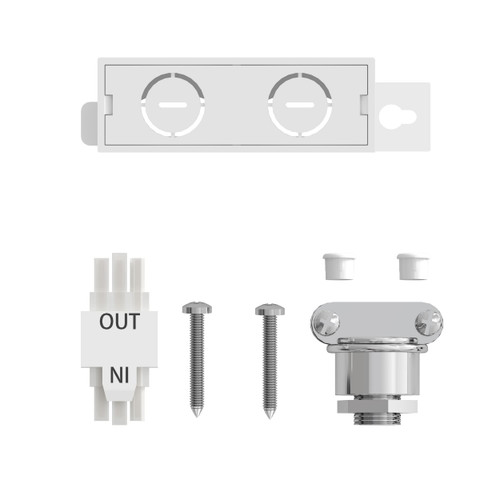 LAGOM Hardware Kit for Under Cabinet Light, White, HK01WH
