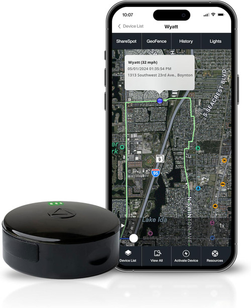LandAirSea 54 GPS Tracker (Premium Edition) - Long Battery, Magnetic, & Waterproof. Global GPS Tracker for Vehicles. Made in The USA from Domestic & Imported Parts. Subscription is Required.