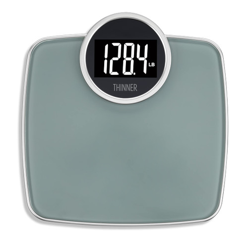 Thinner by Conair Scale for Body Weight, Digital Bathroom Scale in Silver Thinner by Conair Scale for Body Weight, Digital Bathroom Scale in Silver