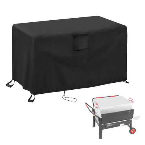 Crawfish Boiler Cover, Fit for CreoleFeast CFB2001 150 QT, Outdoor Waterproof Heavy Duty Crawfish Seafood Boiler Cover - 57" L x 41" W x 35" H