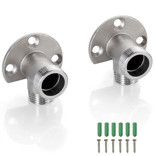 Aolemi Installation Kit for Exposed Wall Mount Bathroom Faucet Outdoor Shower System Thermostatic Bar Mixer Valve Convert in-Wall to Surface Mount NPT 1/2 Male by G 3/4 Male