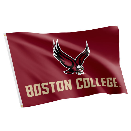 Desert Cactus Boston College BC Flag - 3 x 5 Feet Eagles Banner, Indoor/Outdoor Durable Fabric, 100% Polyester Design (Style 3)