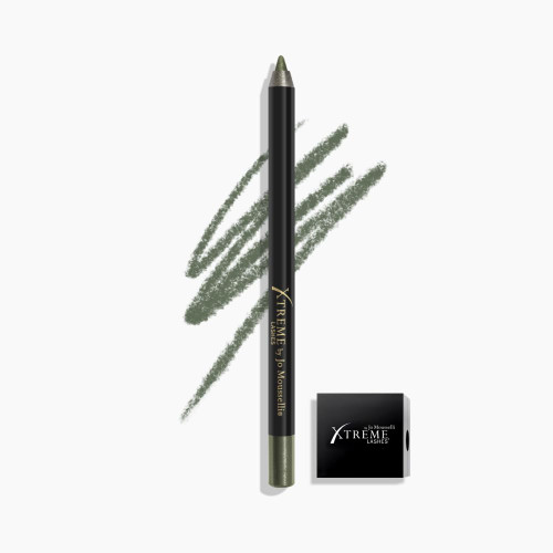 Xtreme Lashes GlideLiner Long Lasting Eye Pencil with Sharpener, Golden Olive, 0.04 Oz, Waterproof Makeup, Gel Formula, Blendable, Smudge, Fade, & Sweat Proof