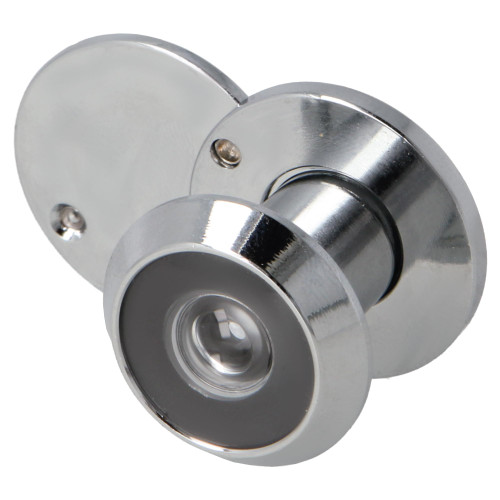 Amig – Peephole in shiny chrome-plated brass for door 4 - Diameter 14, 15 – 25 mm
