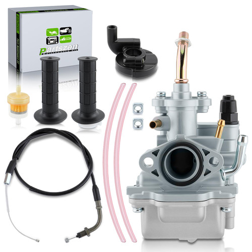 partszen Carburetor Hose Kit for Yamaha TTR90 TTR 90 2000 2001 2002 2003 TTR90E 2003 2004 2005 with Throttle Cable Handle Grip Fuel Filter Parts