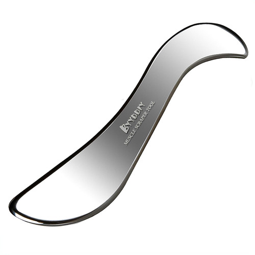 BYYDDIY Stainless Steel Gua Sha Muscle Scraper Tool,Scar Tissue Tool,Physical Therapy Tools,Muscle Scraping Tool,Guasha Massage Scraper,IASTM Tools,Skin Scraping Tool,Soft Tissue Massage Tool