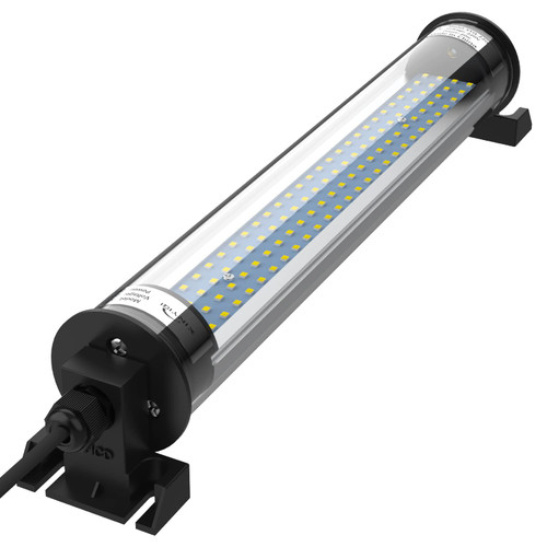 LED Work Light, Machine LED Tube Light, Explosionproof Work Lamp IP66 Waterproof 1500 Lumen 15W 120V-220V Floodlight Mounted on milling Machine Table Suitable for Workshop/Garage/milling Workshop etc