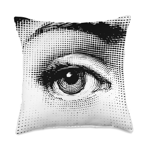 Lina Cavalieri - Right Eye Lina Cavalieri Throw Pillow