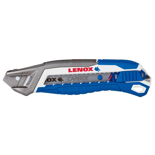 LENOX TOOLS Ergonomic Utility Knife, Fast Snap with Magnetic Blade Loading 18mm, Slider Integrated Snapper Knife (LXHT10597) LENOX TOOLS Ergonomic Utility Knife, Fast Snap with Magnetic Blade Loading 18mm, Slider Integrated Snapper Knife (LXHT10597)