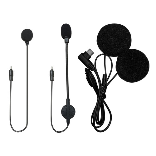 XGP X1 Motorcycle Headset Hi-fi Speakers with Boom and Button Microphone Audio Kit XGP X1 Motorcycle Headset Hi-fi Speakers with Boom and Button Microphone Audio Kit