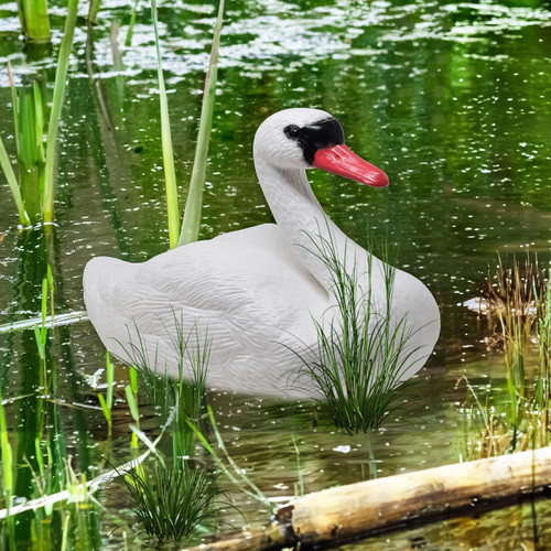 Galashield Swan Decoys for Geese | Floating Swan Decoy for Pool, Pond & Lake