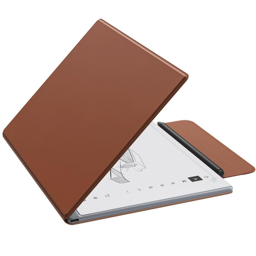 Moko Case for Remarkable 2 Tablet Case, Lightweight Ultra-Thin Magnetic Case with Wide Pen Protective Clasp, Smart Tablet Cover Folio for Remarkable Tablet 2 10.3" 2020 Release, Brown