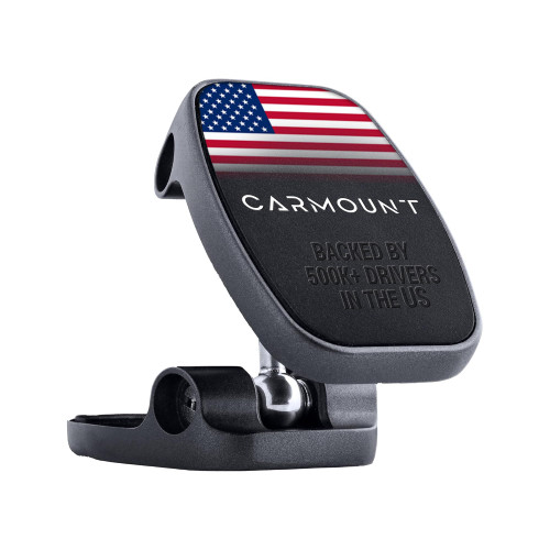 CARMOUNT F2 Adjustable Car Mount | 2.0 Magnetic Phone Mount, Dashboard Phone Holder for Car, 6X N52 Magnets, 360° Rotation & Tilt, Universal Dash Mount for All Cell Phones