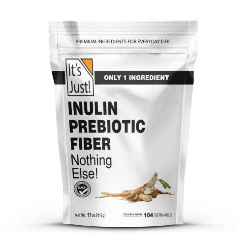 It's Just! - Inulin Prebiotic Fiber, Water Soluble, Chicory Root Powder, Promotes Gut Health, Made in USA, Product of Belgium, Vegan/Keto Friendly-1767304433