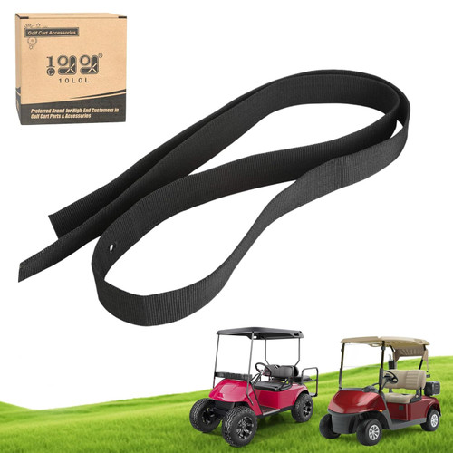 10L0L Golf Cart Bag Rack Retainer Strap Durable Nylon for EZGO TXT/RXV/Medalist, Replace OEM 604102 71853-G01 71853G01 BGR23027 BP-3027 N3027 3027P 3-085A