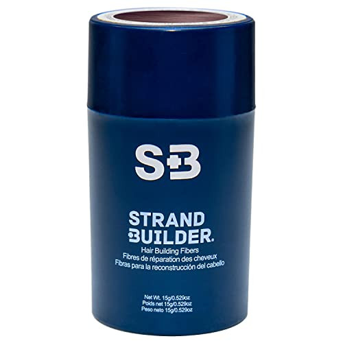 Strand Builder Keratin Hair Fibers for Thinning Hair, Medium Brown, Unscented, 15g
