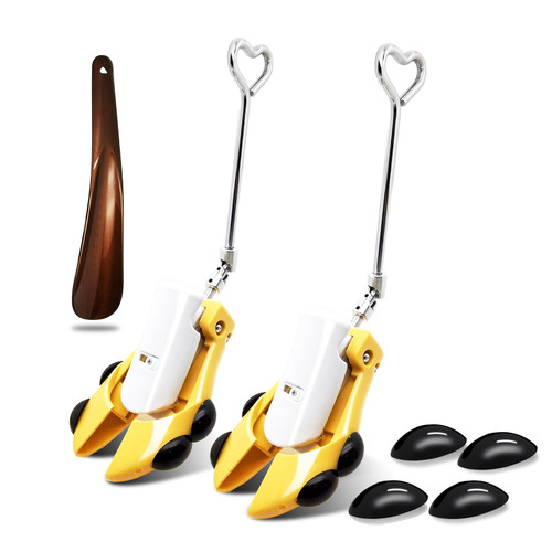 DALUBAE Boot Stretchers for Cowboy Boots, 2 Pack Adjustable Shoe Boot Stretcher for Men's Women's Thick Wide Feet, Cowboy Boot Stretcher for Size 7-13