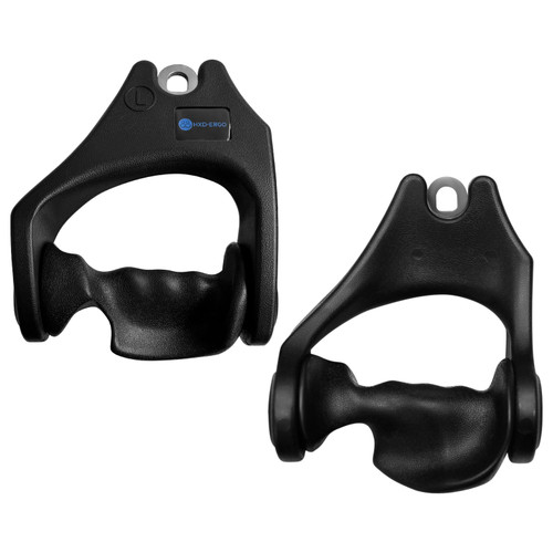 HXD-ERGO LAT Pulldown Attachments-LAT Pull Down Bar with Ergonomic Grips, Bicep Tricep Bar Pushdown Cable Attachment for Gym, Muscle Exercise, Strength Training (Grip 3)