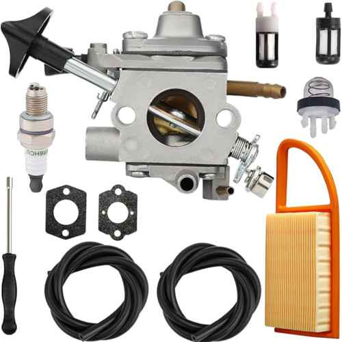 CAFEZAYO BR600 Carburetor Tune Up Kit Fits for Stihl BR500 BR550 BR600 BR700 Backpack Blower Leaf Repalces for Zama C1Q-S183 C1Q-S184 4282-120-0606 with 4282-141-0300 Air Filter