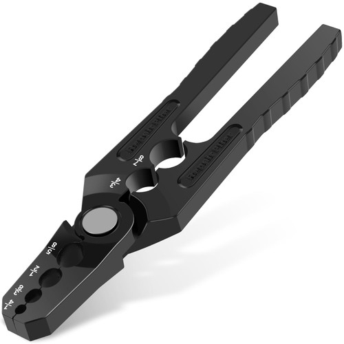 Manual Copper Tube Rounder Flat Tube Repairer Pliers, Copper Pipe Repair Pliers, Refrigeration Tools Plier, 6 Hole Pipe Rounding Plier Tube Rounder Tool for Diameter 1/4" 3/8" 1/2" 5/8" 3/4" 7/8"