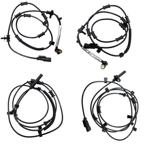 Ensun 4PCS ABS Wheel Speed Sensor Front and Rear Driver and Passenger Side Compatible with 2014 2015 2016 2017 2018 Ram 2500 3500