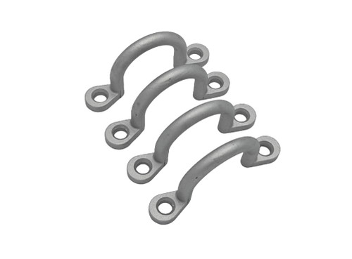 BBMTA Replacement Trailer Tie Loop 2" I.D. Aluminum Bolt-On Lashing Rope Tie Down Ring Horse (4pack