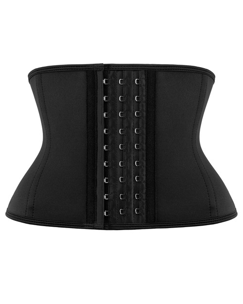 LUXURY-VITA 7" Short Torso Waist Trainer for Women Tummy Control Corset Cincher Trimmer Girdle Body Shaper Adjustable Fajas Colombianas
