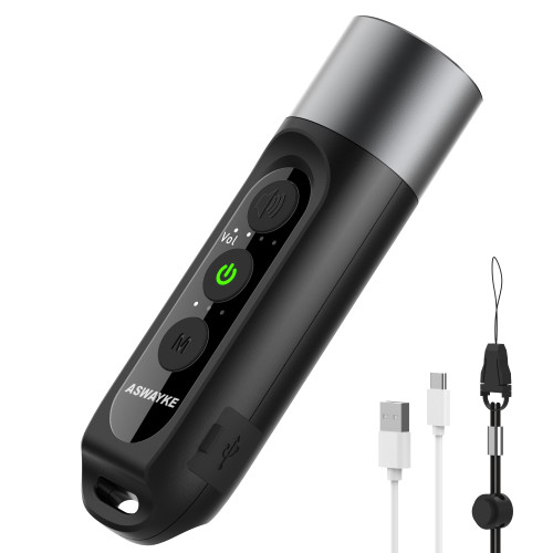aswayke Electronic Whistle Highest IPX5 Maximum Sound 125db Battery 1000mAh Black for Coaches Teacher, Sports Whistle