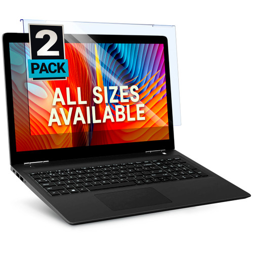 VINTEZ Blue Light Screen Protector for 15.6 Inch Computer Monitor and Laptop – Anti-UV Blue Light Blocking Film for Desktop PC, Eye Protection Filter, 14.2" x 8.7", 2 Pack