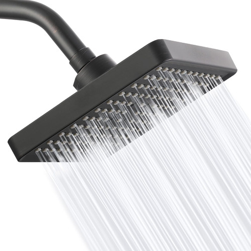 Eolax High Pressure Rain Shower Head, High Flow Pressure Boosting Adjustable Rainfall Showerhead, Awesome Shower Experience Even At Low Water Flow, Oil Rubbed Bronze