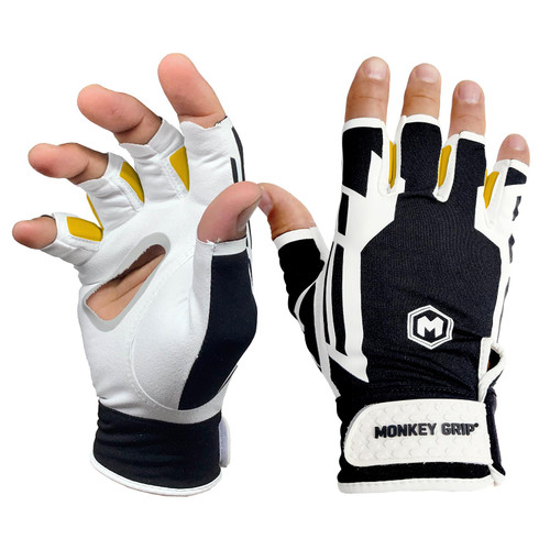 MONKEY GRIP Sun Cover Golf Glove Light Hand Premium Synthetic, UV-Cut,Non silp Power Grip,No Twist (X_Large)
