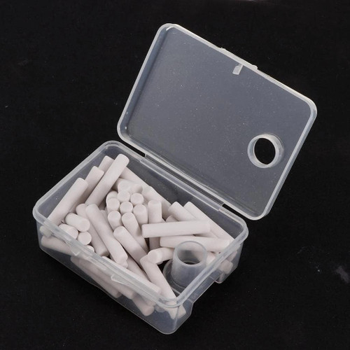 50Pcs White Rubber Erase Refill Eraser with Erasers 5 * 25mm Mechanical Pencil Eraser Refills Erasers Suitable for School/Office