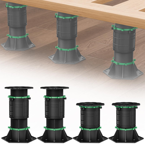 XyVoltic 4 Pack Adjustable Bed Support Legs - 6.6"-9.8" Height Frame Stabilizer, Tool-Free Installation Replacement Parts, 2000KG Capacity Under-Mattress Reinforcement