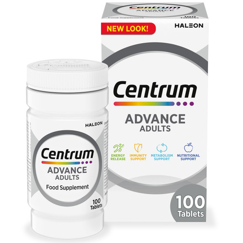 Centrum Advance Multivitamin & Mineral Supplements, 24 essential nutrients including vitamin D, C, Calcium, Daily Multivitamin Tablets, 100ct Centrum Advance Multivitamin & Mineral Supplements, 24 essential nutrients including vitamin D, C, Calcium, Daily Multivitamin Tablets, 100ct