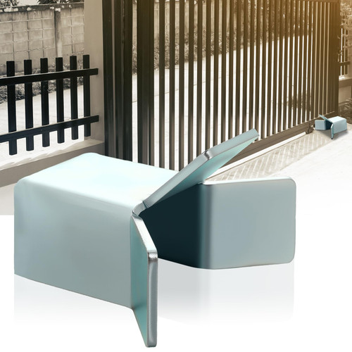 Zonon Slide Gate End Catch Retainer 2" Wide Heavy-Duty Steel Universal Sliding Gate Holder Stopper Limit Stop Catcher Retainer Receiver Bracket