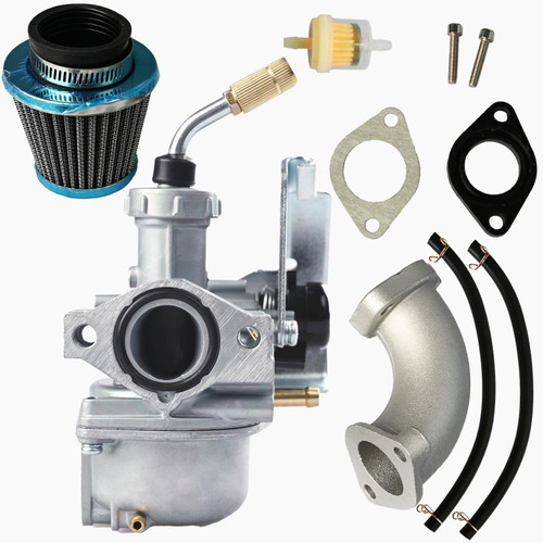 KLX110 Carburetor for Kawasaki KLX110 Carb KLX 110 2002-2020 Engine Replace 15003-1694 With Air Filter & Intake Manifold Boot