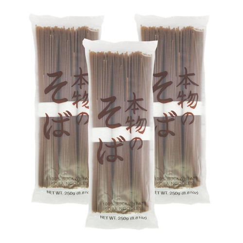 100% Buckwheat Soba Noodles 250 G. / 8.81 Oz. (Pack of 3)