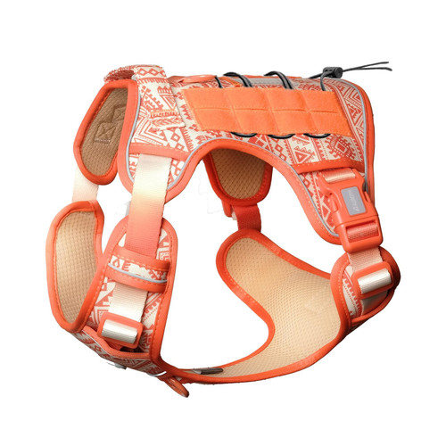 AUROTH Tactical Dog Harness for Large Dogs No Pull Adjustable Pet Harness Reflective K27 Working Training Easy Control Pet Vest Military Service Dog Harnesses